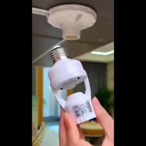 Motion Sensor Light Lamp Base for Light E27 bulb Lamp Socket Adapter Converter Infrared Sensor