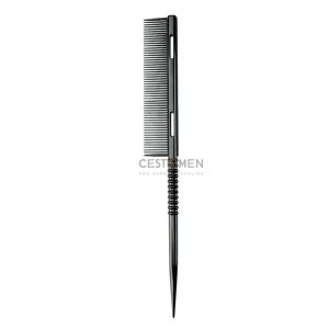New Design Rat Tail Aluminium Styling Comb Professional Barber Heat Resistant Men Hair Combs Salon Hairdresser Tools For Women