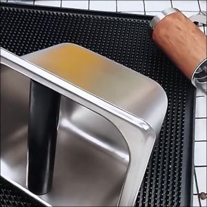 ถังเคาะกาแฟ ที่เคาะกากกาแฟ ถังเคาะกากกาแฟ Coffee knock box ที่เคาะกากกาแฟ ถังทิ้งกากกาแฟ สแตนเลส อุปกรณ์เสริมสำหรับกาแฟ Dee CoffeeTH