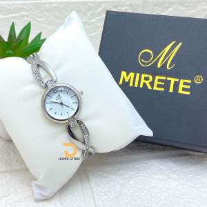 MIRETE FASHION!!! Jam Tangan Wanita Mirete Type Fashion Bahan Stainless Permata Tampilan Mewah Dijamin Sesuai Foto