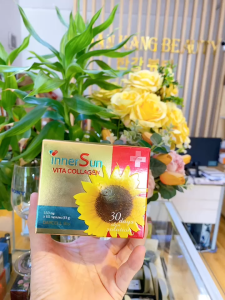 Viên uống chống nắng đẹp da bổ sung vitamin Inner Sun Vita Collagen hộp 60 viên