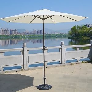 SOTIAY 2.7M Double Top ร่มกันแดดขนาดใหญ่ สวนกลางแจ้ง ตลาดนัด ขายสระว่ายน้ํา สระว่ายน้ํา พ่อค้าหญิง ร้านกาแฟ ร่มกันแดดกลางแจ้ง