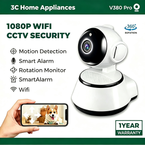 V380 PRO CCTV Camera Connect Cellphone with MicQ6 PRO 8MP CCTV Camera No Need InternetCCTV with Audio and Speaker 360 Degree Indoor Night Vision Baby Monitor Two-way vioce and speaker IP smart Camera