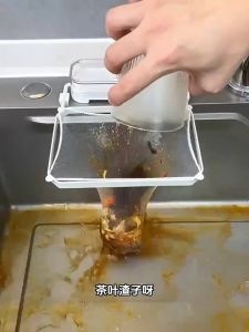 HOMEBOX 🇸🇬 Kitchen Sink Filter Drainage Rack with Disposable Filter Net Basket. Suction Type Anti Clog Sink Strainer