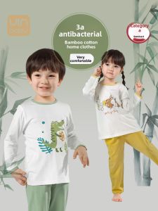 UIN BABY | Bamboo Fiber Thin Children Pajama Set Nine Quarter Sleeve