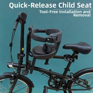 Front Mounted Quick Release Folding Child Bike Seat
