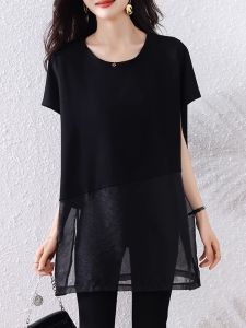 AIYITI | Plus Size Flattering Slimming Chiffon Top