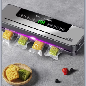 Electric Vacuum Sealer Dry/Wet Food Sealed Packaging Kitchen Food Storage Seal Built-in Cutter Knife 5100