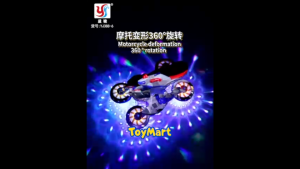 360° Rotating Stunt Car Toy with LED Lights Durable Kids Toy Vehicle Gift