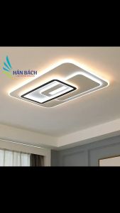 [VỪA RẺ - VỪA ĐẸP] Đèn ốp trần led  phong cách tối giảm hiện đại HÂN BÁCH
