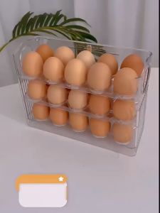 Roomie ชุดขายปลีก/ขายส่ง กล่องเก็บไข่ ถาดไข่ สามารถซ้อนเก็บไข่ 30ชิ้น