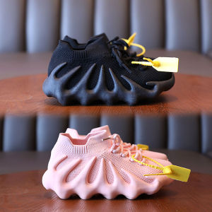 รองเท้าเด็กชายผ้าไนลอนสีดำ รองเท้าเด็กผู้หญิงแบบสวมสบายสำหรับฤดูใบไม้ผลิและฤดูใบไม้ร่วง รองเท้าเด็กชายและเด็กหญิง