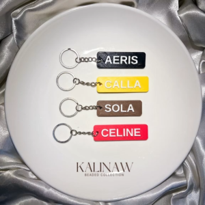 KALINAW Personalized Name Keychain/ Name Charm/Number Keychain/ Giveaways I Premium 3D Printed PLA