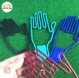 Durable Golf Glove Hanger/ Holder Dryer Stretcher Keeper/ Golf Gloves Holder Rack with Hook Golf Accessories Protector