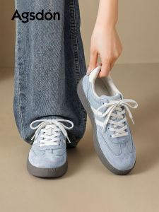 Agsdon | Blue Thick Sole Breathable Mesh Classic Sports Casual Shoes