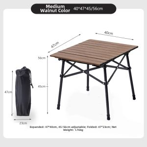 TRAVELCLOUD | Ultra-Light Portable Folding Eggroll Table