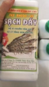 RHODO Men Vi Sinh Xử Lý Đáy Ao Diệt Khuẩn Khử Mùi Hôi Trong Nước - Sạch Đáy 1 Lít