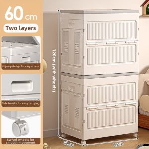 XUNHUAI | Foldable Large Capacity Toy Storage Box with Flip Cover