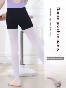 Black Three-Quarter Dance Pants for Girls Ballet Practice Shorts Childrens Safety Pants Dance Specialized Modern Ballet Shorts