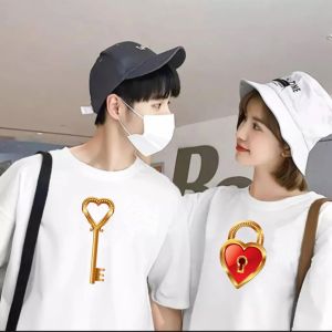 baju kaos couple terbaru / atasan kaos couple pria wanita / baju kaos sepasang terbaru