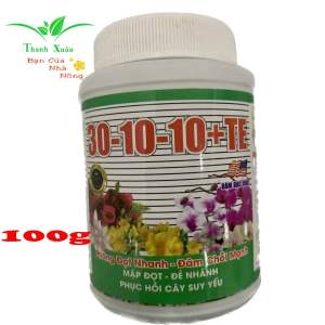 Phân Bón 30-10-10+Te Phát Đọt Nhanh Mập Đọt Đẻ Nhánh Mạnh lọ 100g