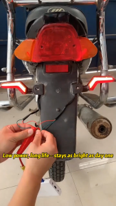 Motorcycle LED Signal Light Blinker Stylish Modification Waterproof Turn Signal Light For Motorcycle