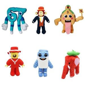 2026 New 25cm Steal A Brainrot Sammy Jandel Strawberry Elephant Plush Doll Anime Peripherals Toy Halloween Christmas Gift