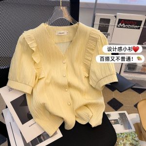 Áo sơ mi thời trang nữ công sở tay ngắn sang trọng xuất xứ Quảng Châu