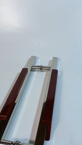 handle tarikan pegangan pull gagang pintu rumah model baut tembus motif kayu maron gravir pilihan panjnag 33cm 45cm dan 60cm bahan stainless untuk pintu depan dan kamar tersedia set lock body kunci