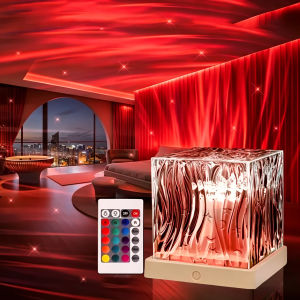 16 Colors Aurora Projector Light Starry Sky Galaxy LED Night Light with Remote Auto Rotate USB Plug for Home Room Decor Lamp