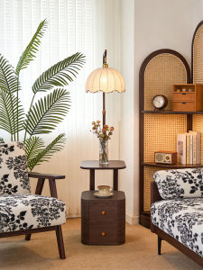 SHIGUANGSUIDAO | French Vintage Luxury Artistic Atmosphere Floor Lamp With Storage