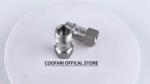 Bộ Khớp Nối Chống Xoắn Dây Rửa Xe Inox Nguyên Khối Chân Ren 22/14/17 Bền Bỉ Chịu Áp Lực Cao