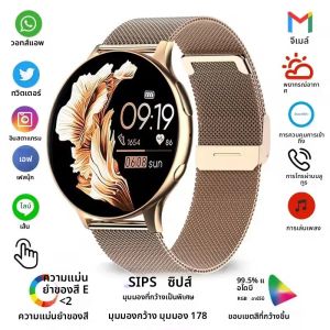 2025 ใหม่ผู้หญิง SmartWatch Bluetooth Call Lady นาฬิกากีฬากันน้ํา Heart Rate Sleep สมาร์ทนาฬิกาสําหรับผู้หญิงปัจจุบันของขวัญ