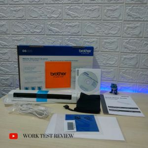 Scanner Brother DS 620 Color Folio F4 Otomatis support mac win11 win7 Portable