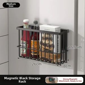 NAIFUNA | Kitchen Fridge Side Mounting Storage Rack