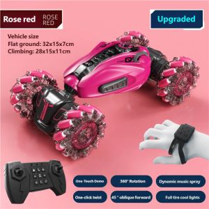 JJRC | 4WD Remote Control Stunt Car with LED Light & Hand Gesture Control-360° Rotating Climbing Drift Toy for Kids Adults Holiday Gift
