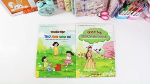 Sách - Combo 2 cuốn Tuyển tập Thơ và Truyện hay cho bé B89 - Giúp bé phát triển Ngôn ngữ và Nhận thức 0-6 tuổi - ndbooks