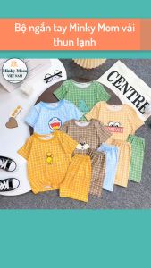 Bộ Quần Áo Trẻ Em Vải Thun Lạnh Hiệu NATUCO Cho Bé Trai Bé Gái 0-8 Tuổi TN-IN182