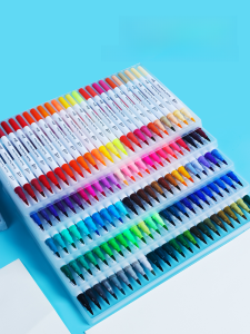 Dual-Head Watercolor Pen Set for Adults And Children Artistic Supplies Non-Toxic Washable Paint Brushes Kindergarten Elementary School