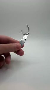HNKMP | Stainless Steel Dental Floss Holder Life-time Floss Pick Reusable Portable Oral Care Tool For Home & Travel Daily Oral Care