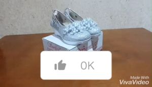 Sepatu Anak Perempuan Pesta Tali Wedges Variasi Pita / Sepatu Tali Pesta Anak Cewek Motif Pita Anggur / Sepatu Anak Wanita Wedges Cantik / Sepatu Modis Anak Cewek Murah