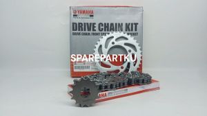 Gear Set 3KA / RX King / RX King New / RX S / Gear / GIR / GER / Gearset / 1 Set Paket GIR Depan dan Belakang + Rantai Roda Kit / Drive Chain Kit