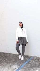 Hitjab - Legging Rok Sport Olahraga Padel Senam Yoga Golf Tennis Gym 9-0265