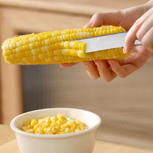 Thép không gỉ Bào Ngô tay cầm thoải mái dụng CỤ LỘT BẮP vỏ riêng biệt & thưởng thức ngô tươi với dễ dàng