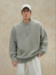 LUJIAMEN | Men Loose Oversized Sweater Autumn Winter