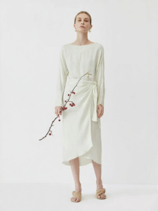 Wrap Tie New Spring Womens Tea Dress