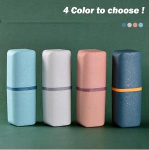 Simple Household Toothbrush Cup Creative Lovely Portable Dental Cask Cup Can Be Split Travel Kit for Lovers