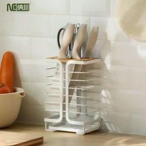 MALOHOME - MULINO Knife Holder Tempat Susun Pisau Storage Penyimpanan Peralatan Pisau Cutlery Storage Kitchen Organizer Malo Home