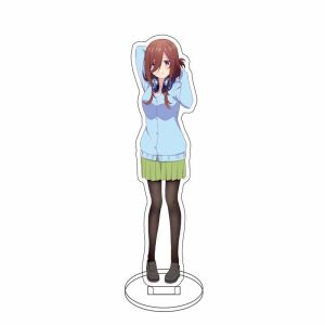 Bandai | 16CM Anime Quintuplets Bộ Hình Nhân Vật - Nino Ichika Miku Nakano Yotsuba Itsuki Acrylic Đứng Cosplay Đồ Trang Trí Quà Tặng Cho Người Hâm Mộ
