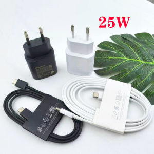 Sạc Nhanh Samsung 25W PD Kèm Cáp Type C 1/1.8M Bộ Sạc Siêu Tốc Dành Cho Galaxy S25 S24 S23 S22 Ultra Z Flip Fold 7 6 5 4 3 A26